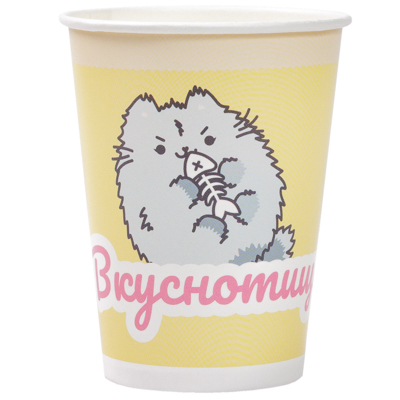 Стакан ВКУСНОТИЩА ПушМяу 250мл 6шт