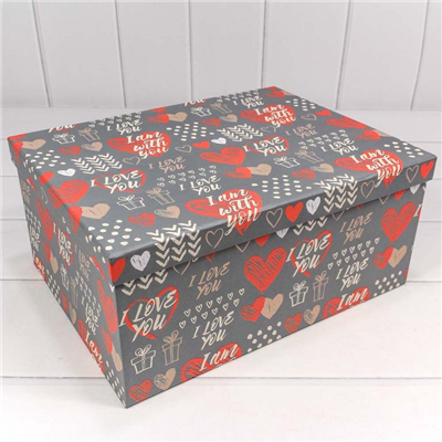 Коробки набор 10шт Сердца