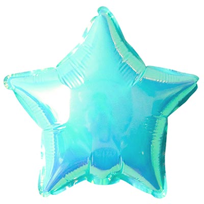 К Б/РИС ЗВЕЗДА 10" Перламутр голубой