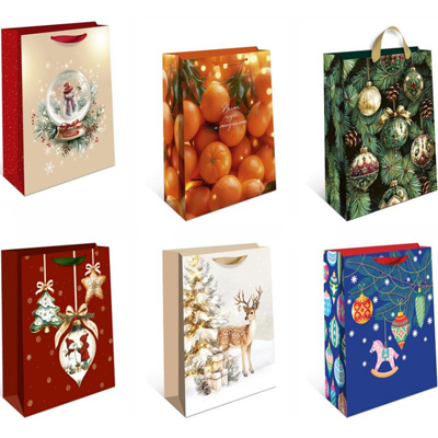 Пакет НГ Настроение микс 11х14х6см