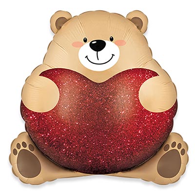 К ФИГУРА Мишка обнимающий сердце