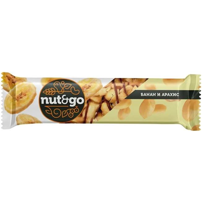 Батончик Банан и арахис Nut&Go 42г