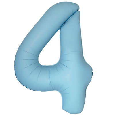 Ф ЦИФРА 4  40" SLIM Matte Baby Blue
