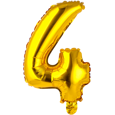 К ЦИФРА 4  14" Gold