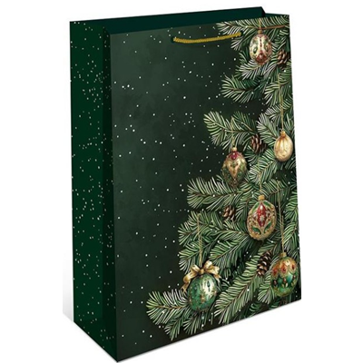 Пакет НГ Хвойная симфония 26х32х12см