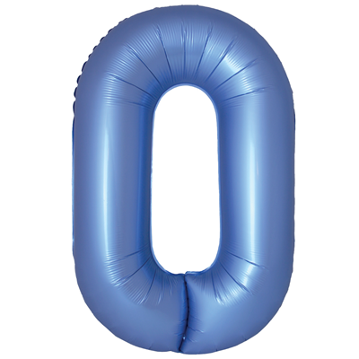 Ф ЦИФРА 0  40" SLIM Satin Blue Reflex