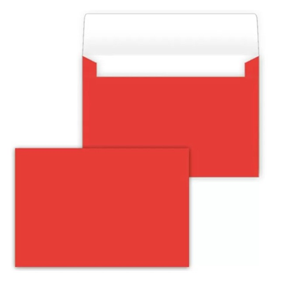 Конверт д/денег А5 Алый