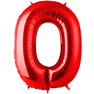 Г ЦИФРА 0 40" Red