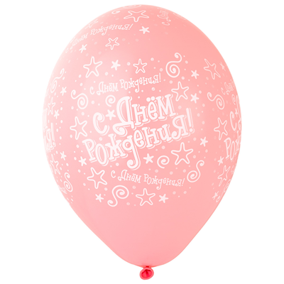 Шелкография пастель 14" С ДР Звезды роз