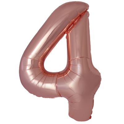 Ф ЦИФРА 4  40" SLIM Rose Gold