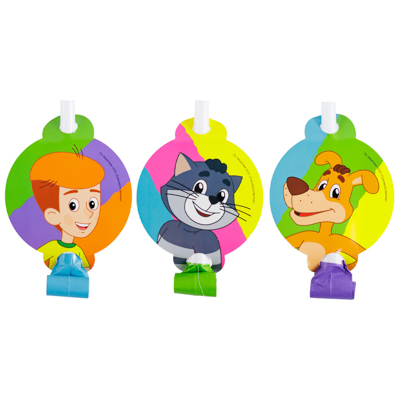 Язык-гудок с карт Простоквашино 6шт/G