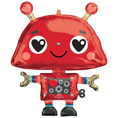 А ФИГУРА/P35 Робот влюбленный сердца Red