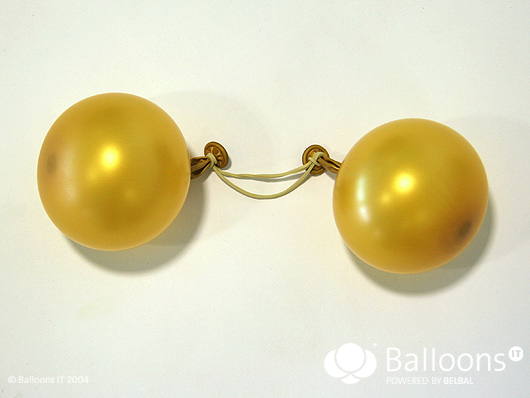  Золотые воздушные шары, элемент оформления воздушными шарами