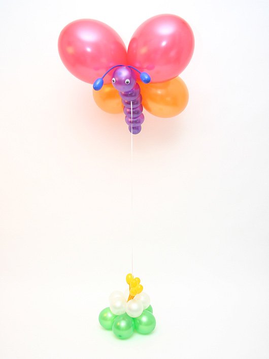  Бабочка из воздушных шаров. Воздушные шары с гелием и воздухом. Оформление воздушными шарами 
