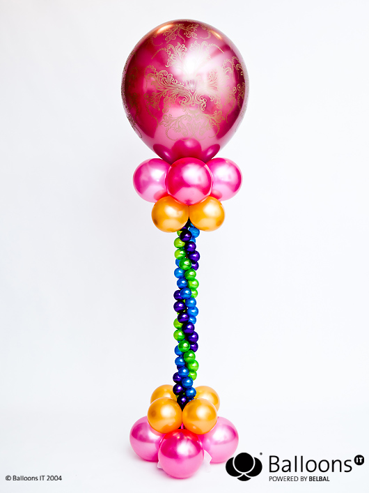 Украшения из воздушных шаров, сборка композиции, композиция из воздушных шаров, украшения для вечеринки