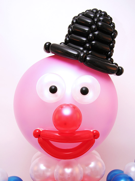  Шляпа клоуна из воздушных шаров 