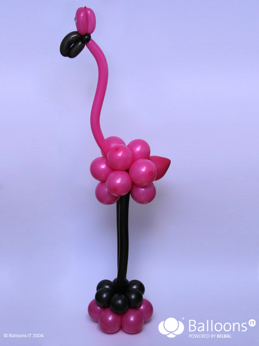 Мастер-класс как сделать фламинго из воздушных шаров