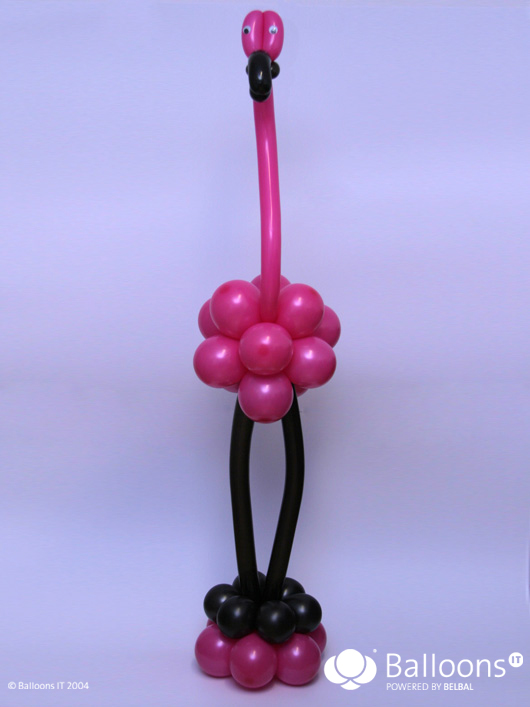 Мастер-класс как сделать фламинго из воздушных шаров