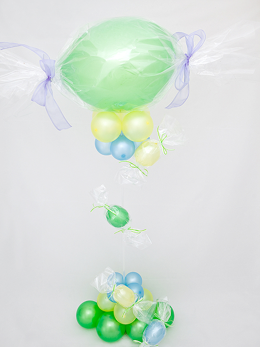  Напольная композиция, оформление воздушными шарами для дня рождения или детского праздника 