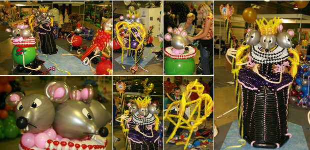работа "Щелкунчик" на Международном Фестивале Воздушных шаров
