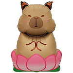 К ФИГУРА Капибара в лотосе