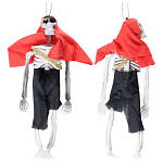 Скелет Пират подвесной 33см/G