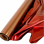 Полисилк метал бордовый-шоколад 1х20м