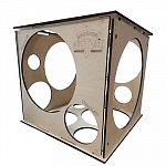 Калибратор-куб для шаров ВЗ деревянный