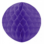 Шар бумажный фиолетовый 30см/G