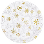 Тарелка Снежинки 23см 6шт/G