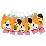 Язык-гудок с карт Собачки 6шт/G